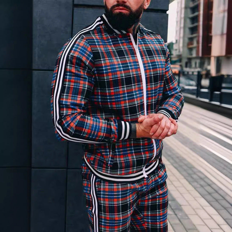 Cleo | Mens Tracksuit Shacket Two Piece Set Jacket Trousers Casual