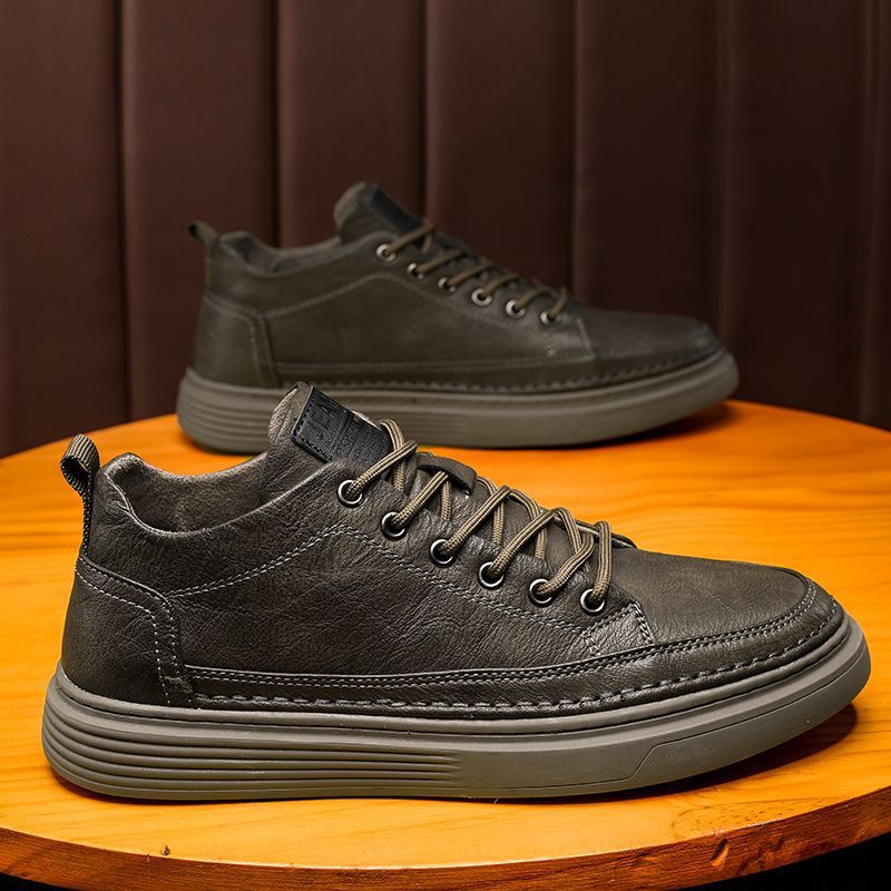 Maren | Mens Trainers Leather British Casual Smart Sneakers Shoes - 3