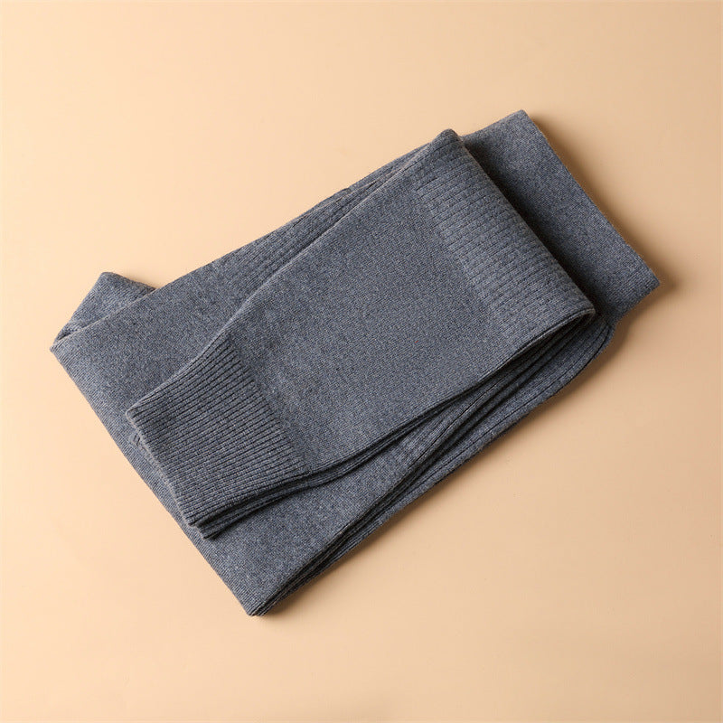 Zephyr | Mens Winter Wool Warm High Waist Loose Trousers - 7