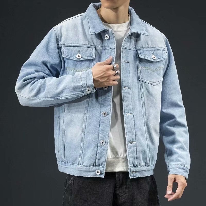 Nathaniel | Mens Fleece Lined Denim Jacket