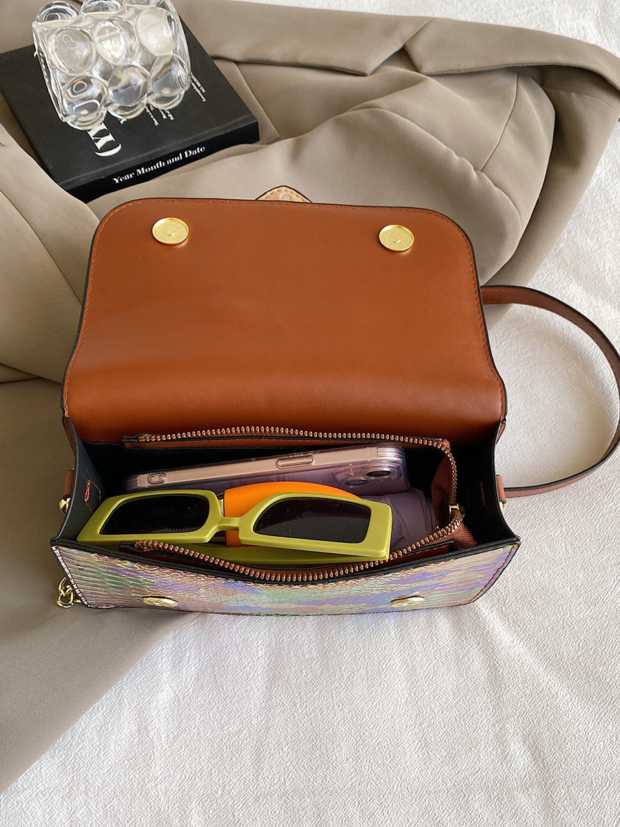 Isolde | Womens Crossbody Bag Chain Shoulder Small Square Bag