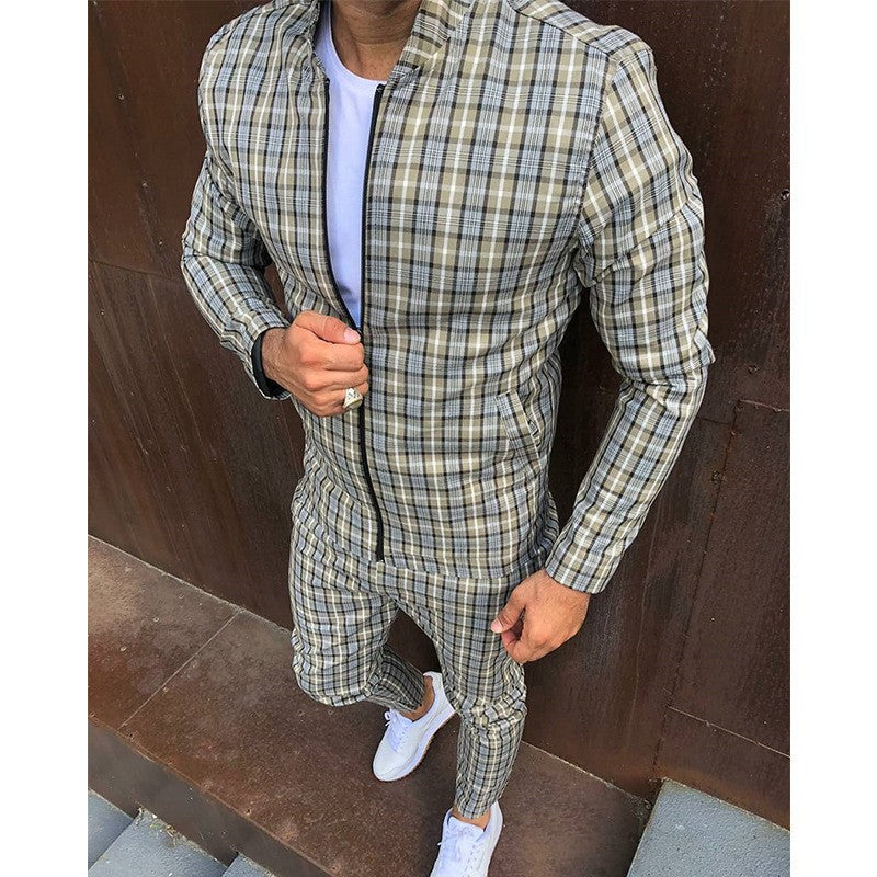 Cleo | Mens Tracksuit Shacket Two Piece Set Jacket Trousers Casual