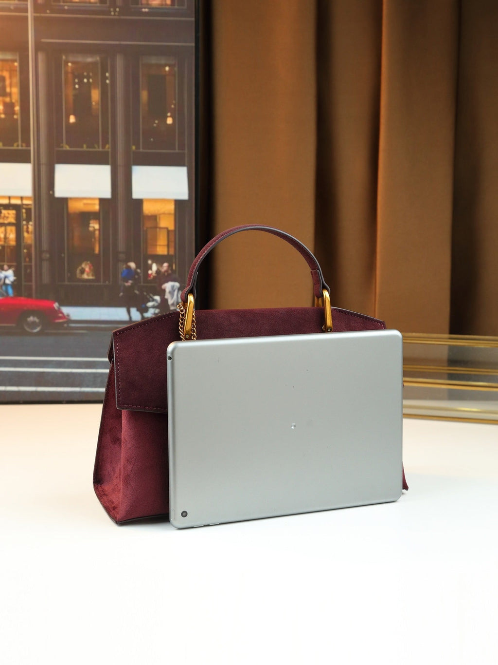 Rowena | Womens Shoulder Bag Crossbody Pebbled Lock Handbag