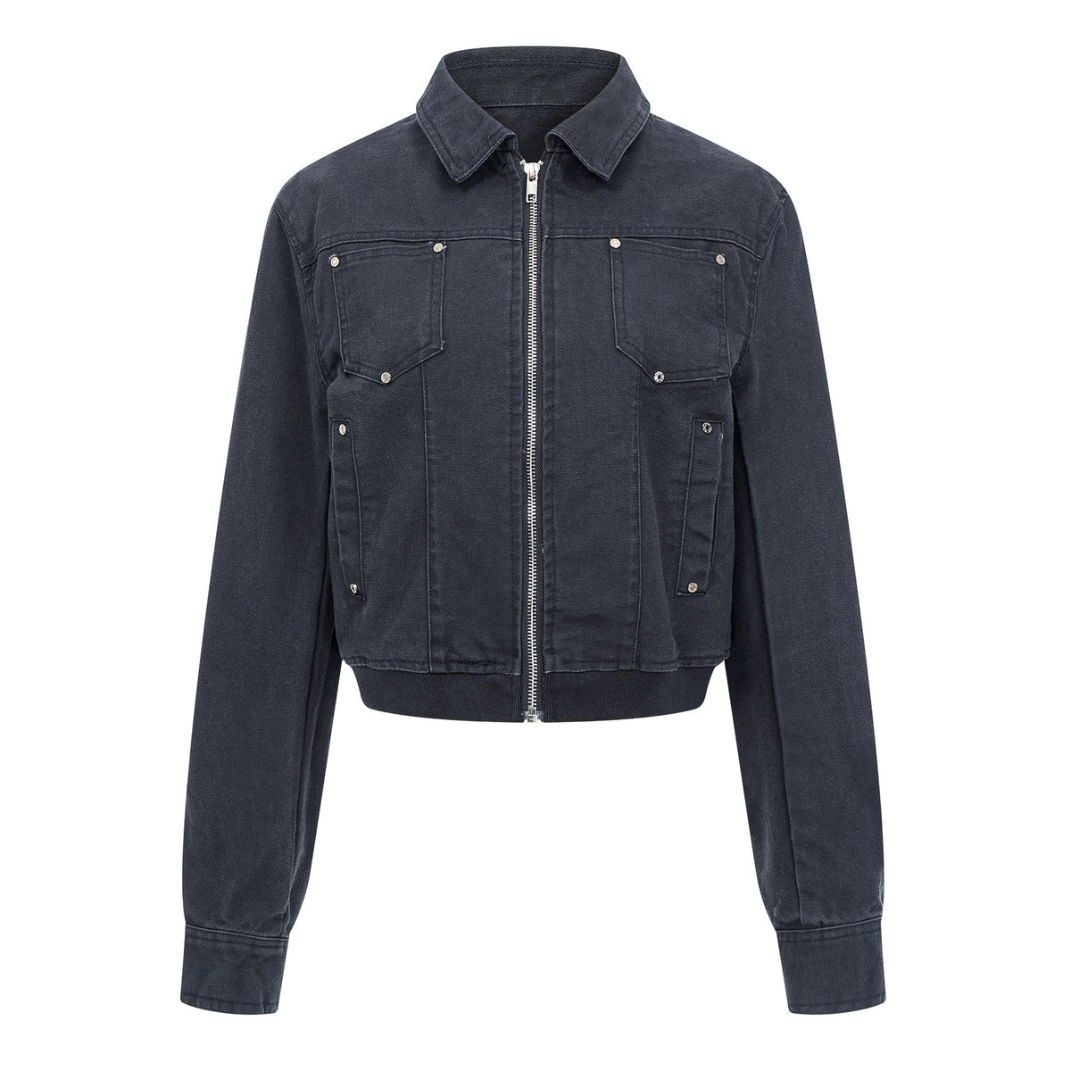 Freya | Womens Cropped Vintage Denim Jacket