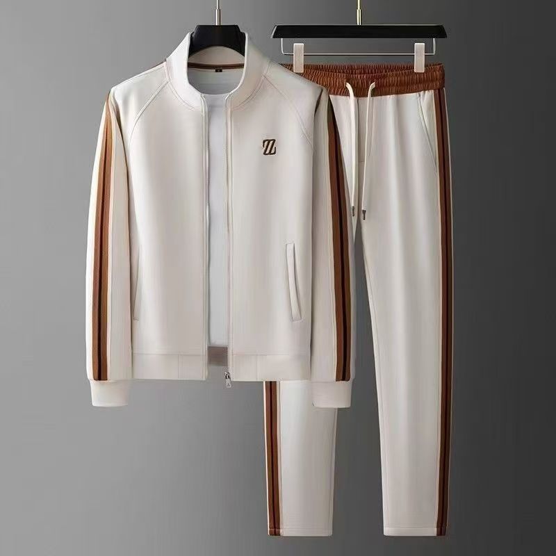Bexley | Mens Tracksuit Stand Collar Two Piece Set Jacket Joggers