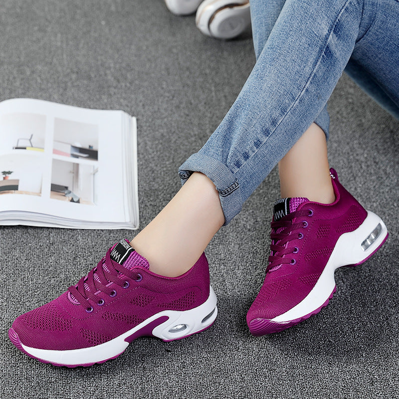 Liana | Womens Trainers Running Air Cushion Knit Breathable Sports Shoes