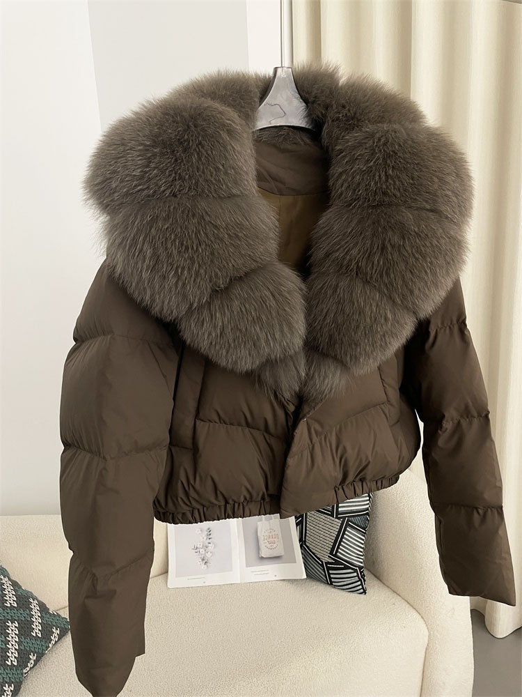 Lavinia | Womens Puffer Jacket Fur Collar Down Warm Winter Coat