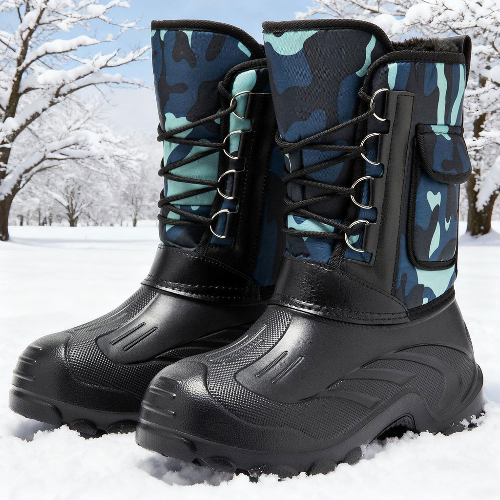 Ferris | Mens Snow Boots Waterproof Fleece Lined Warm Winter Boots