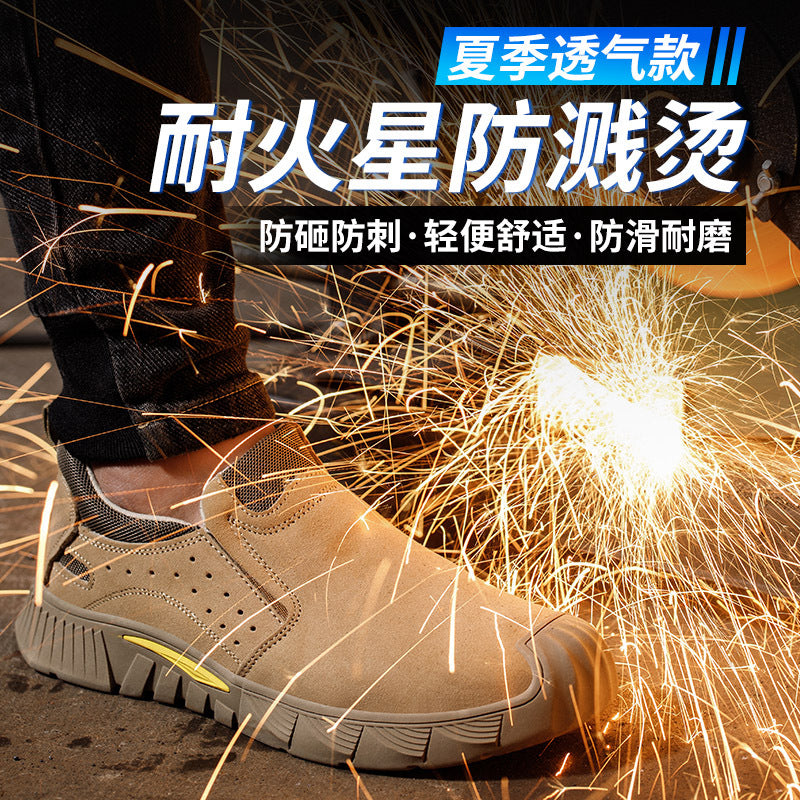 Vaughn | Mens Safety Boots Steel Toe Breathable Work Shoes Non Slip