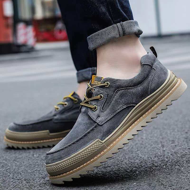 Bram | Mens Trainers Casual Leather Lace Up Shoes