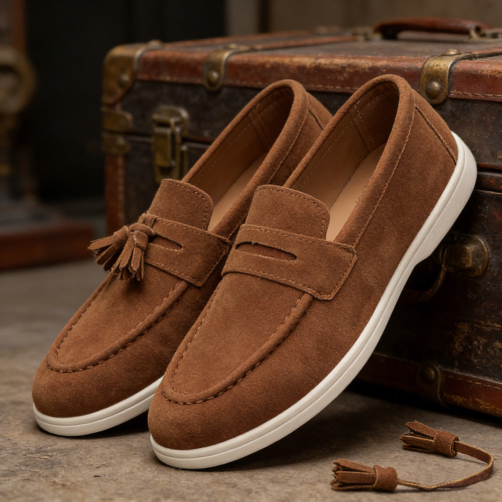 Fabian | Mens Leather Loafers Slip on Driving Casual Shoes - 2