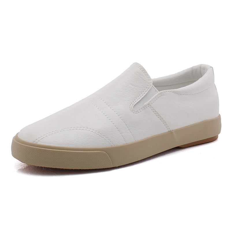Cassius | Mens Slip on Lightweight Casual Leather Shoes - 1