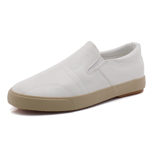 Cassius | Mens Slip on Lightweight Casual Leather Shoes - 1