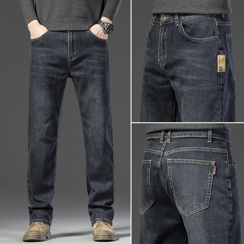 Jules | Mens Straight Leg Loose Washed Retro Jeans - 9