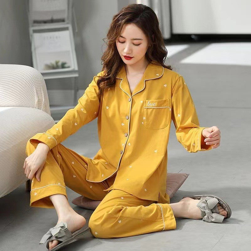 Arabella | Womens Cotton Long Sleeve Pyjama Set