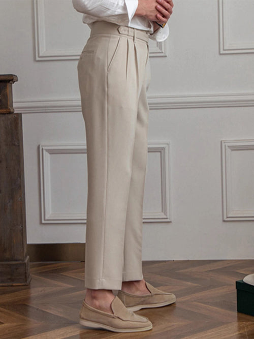 Alba | Mens Casual Vintage Anti Wrinkle Commuter Trousers - 2