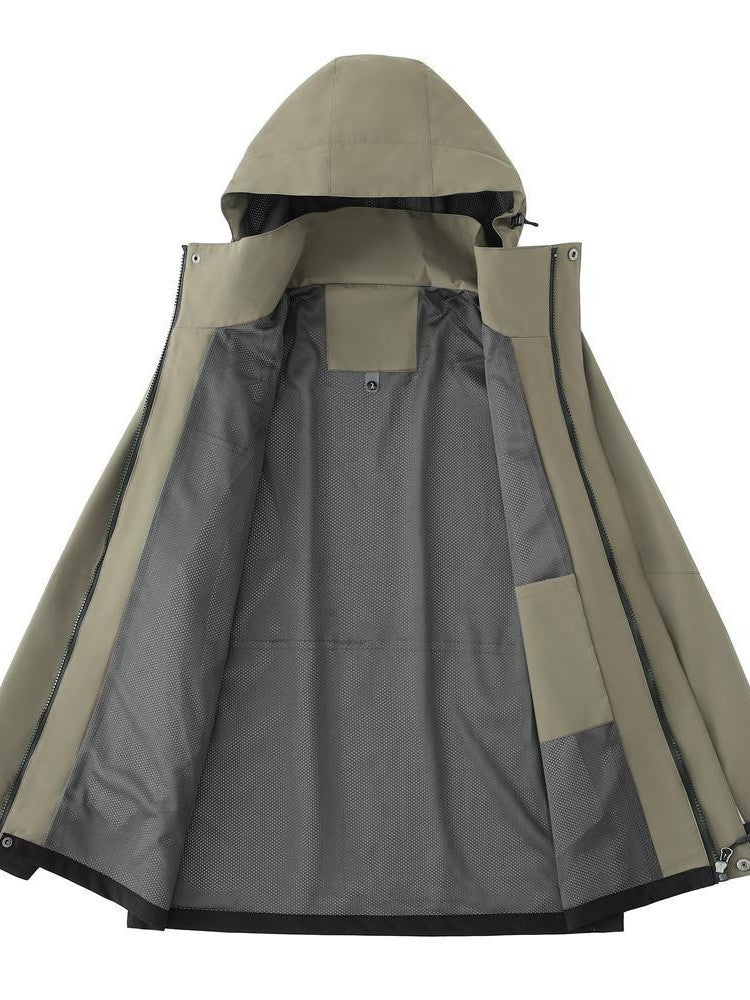 Beatrix | Mens Waterproof Jacket Windproof Hooded Lightweight Outdoor Work Coat