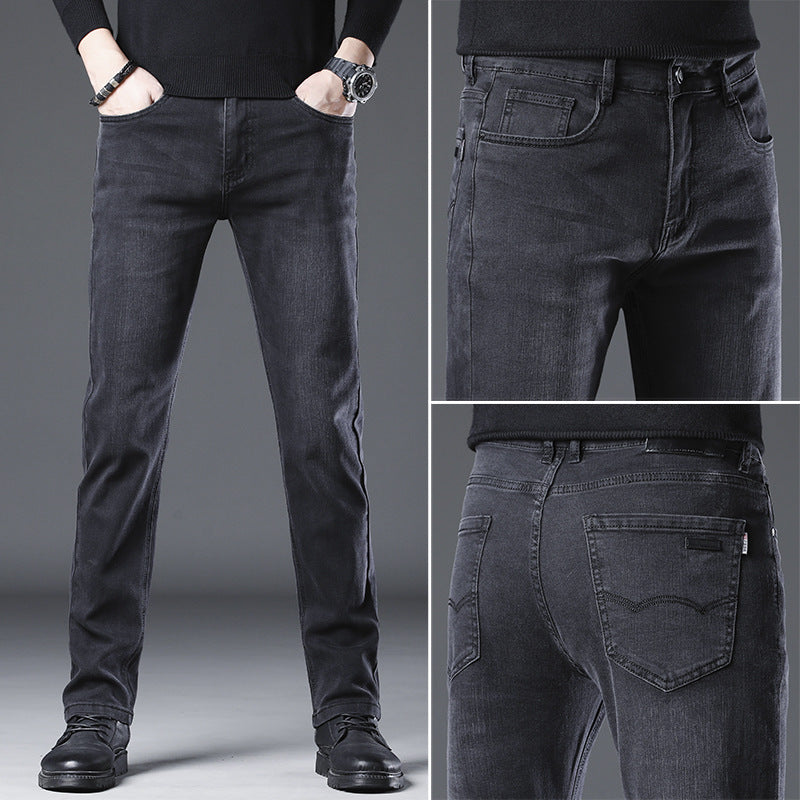 Vesper | Mens Straight Leg Loose Fit Stretch Baggy Casual Jeans - 6