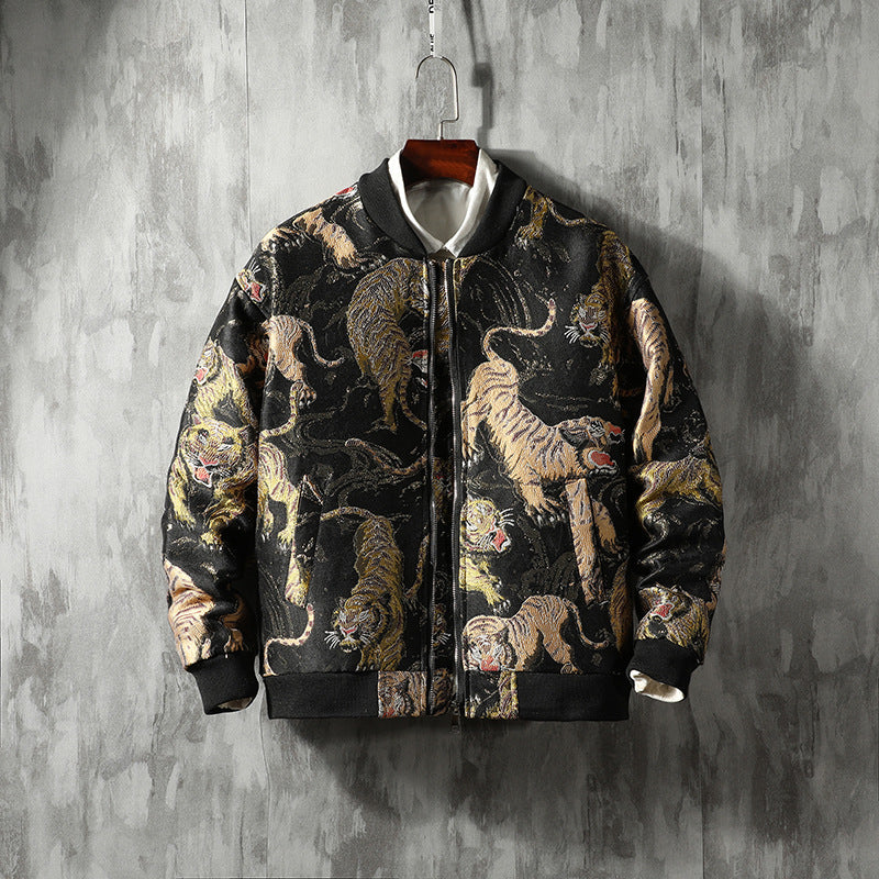 Eloise | Mens Varsity Jacket Embroidered Bomber Casual Jacket