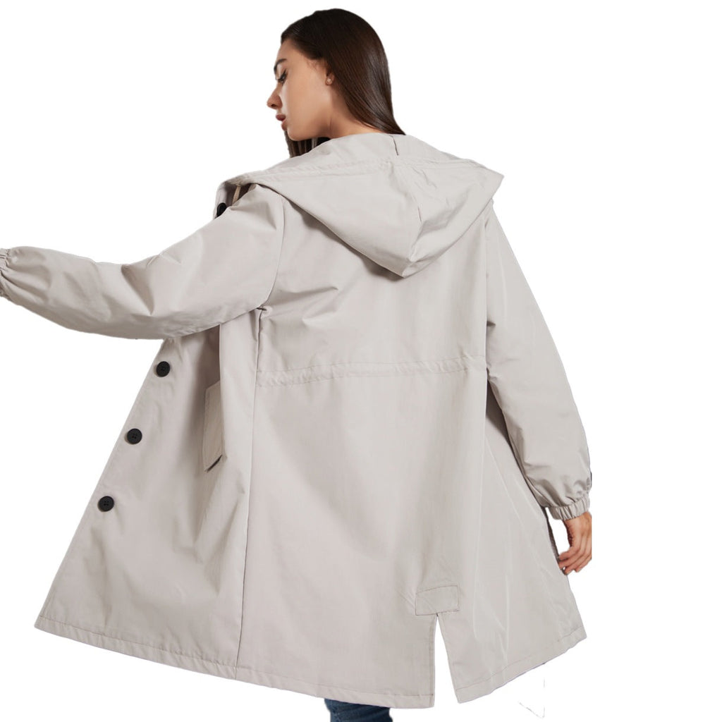 Coco | Womens Waterproof Jacket Hooded Windbreaker Lightweight Rain Coat