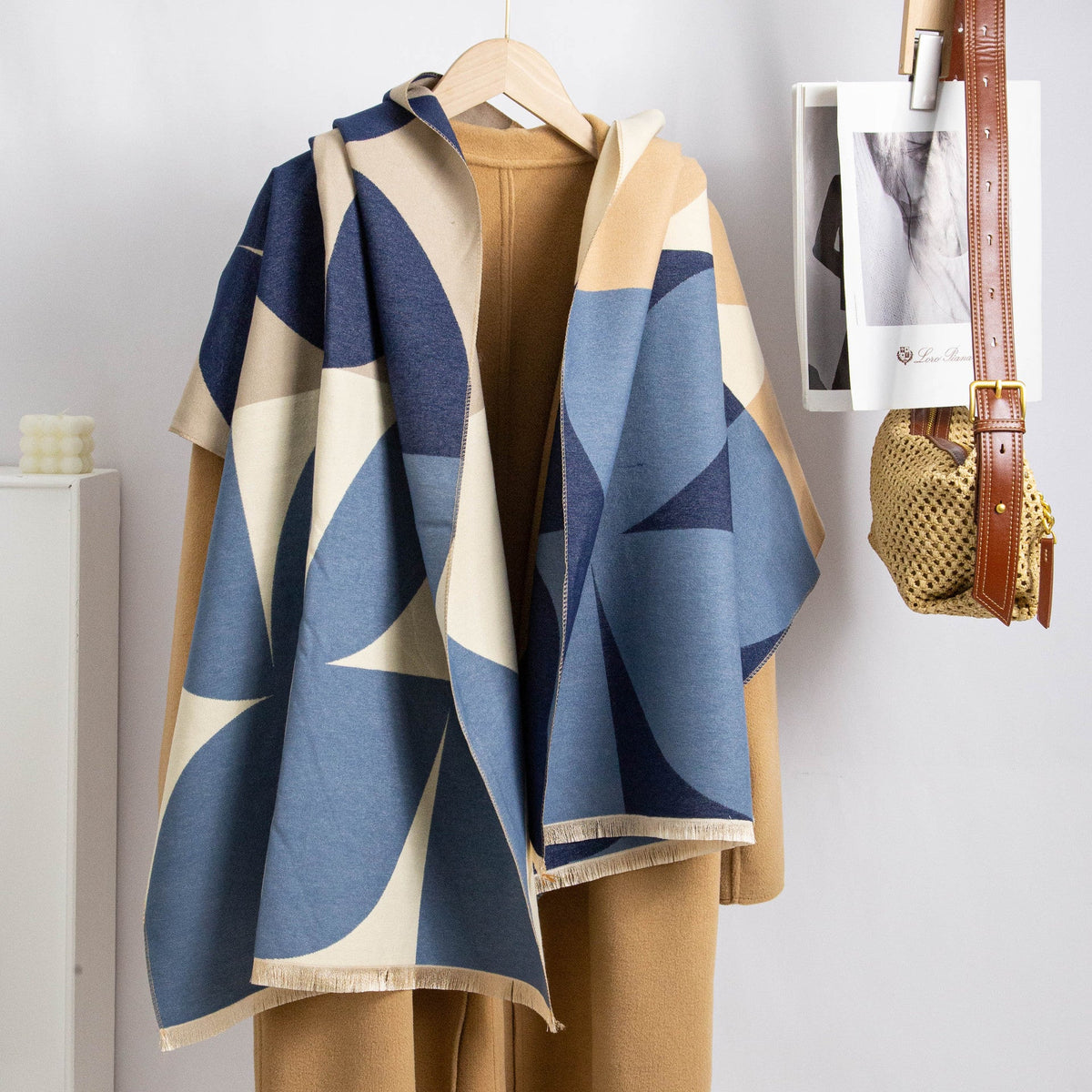 Ned | Womens Cashmere Warm Double Sided Soft Winter Scarf - 2
