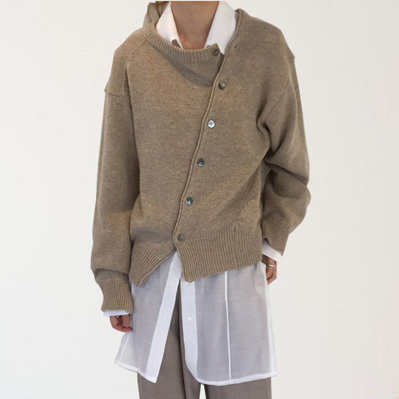 Ilse | Womens Cardigan Knitted Button Round Neck Casual Cardigan - 1