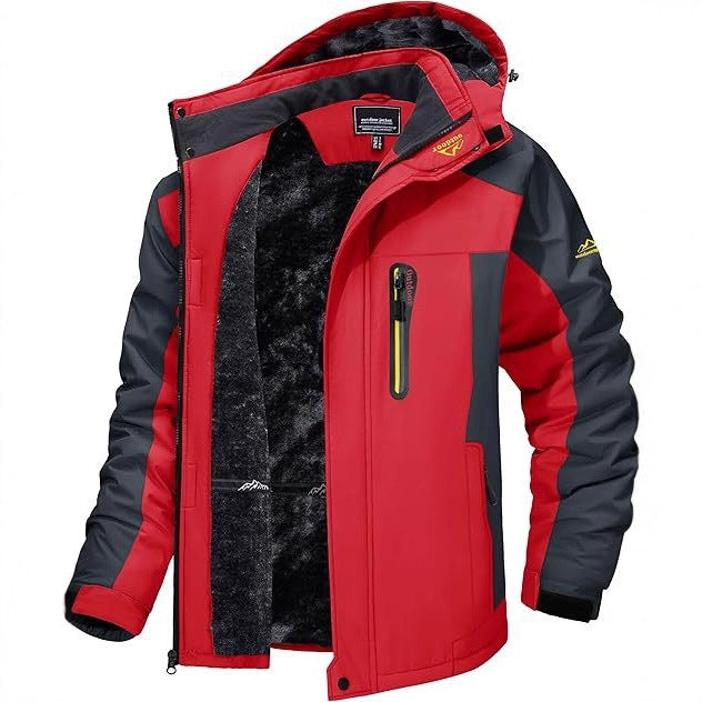 Maud | Mens Ski Jacket Fleece Lined Waterproof Windproof Snowboard Coat