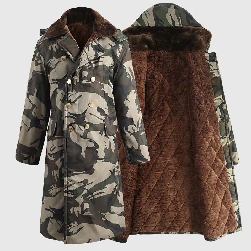 Aurelius | Mens Winter Long Military Padded Warm Thickened Coat - 9