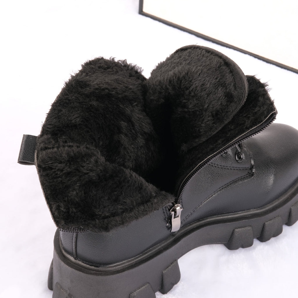 Edmund | Womens Snow Boots Fleece Lined Warm Mid Calf Winter Boots