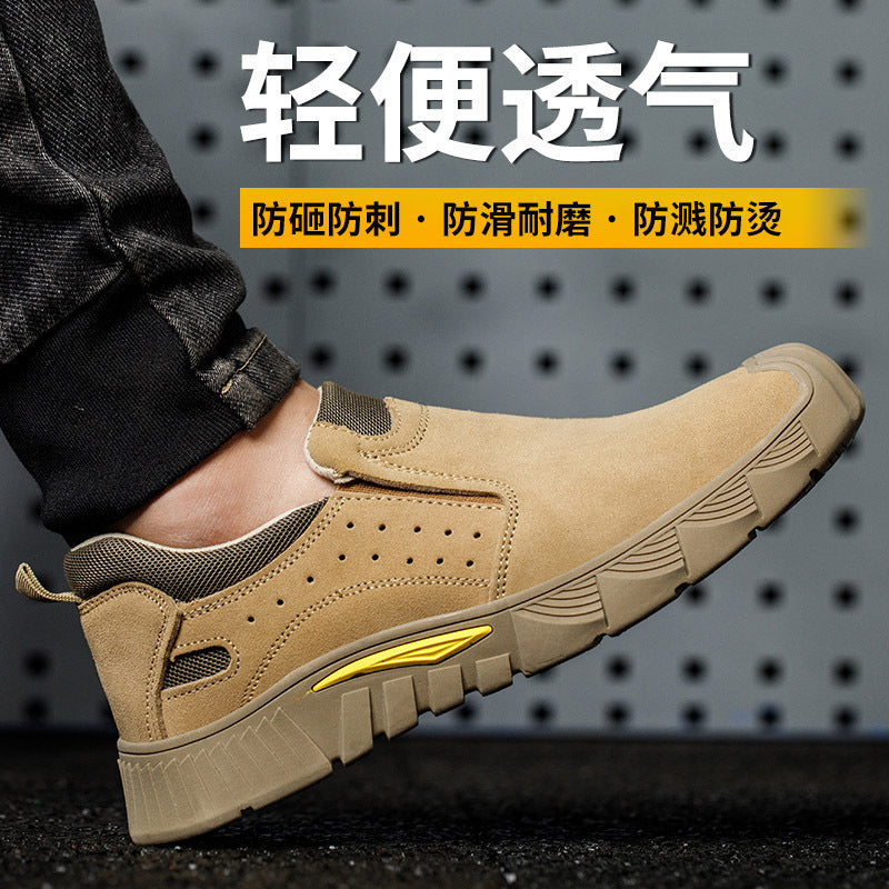 Vaughn | Mens Safety Boots Steel Toe Breathable Work Shoes Non Slip