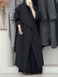Lachlan | Womens Wool Coat Long Belted Winter Overcoat Trench