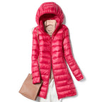Wendell | Womens Puffer Coat Longline Hooded Down Warm Winter Coat