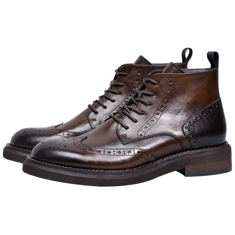 Bramwell | Mens Chelsea Ankle Winter Outdoor High Top Boots - 5