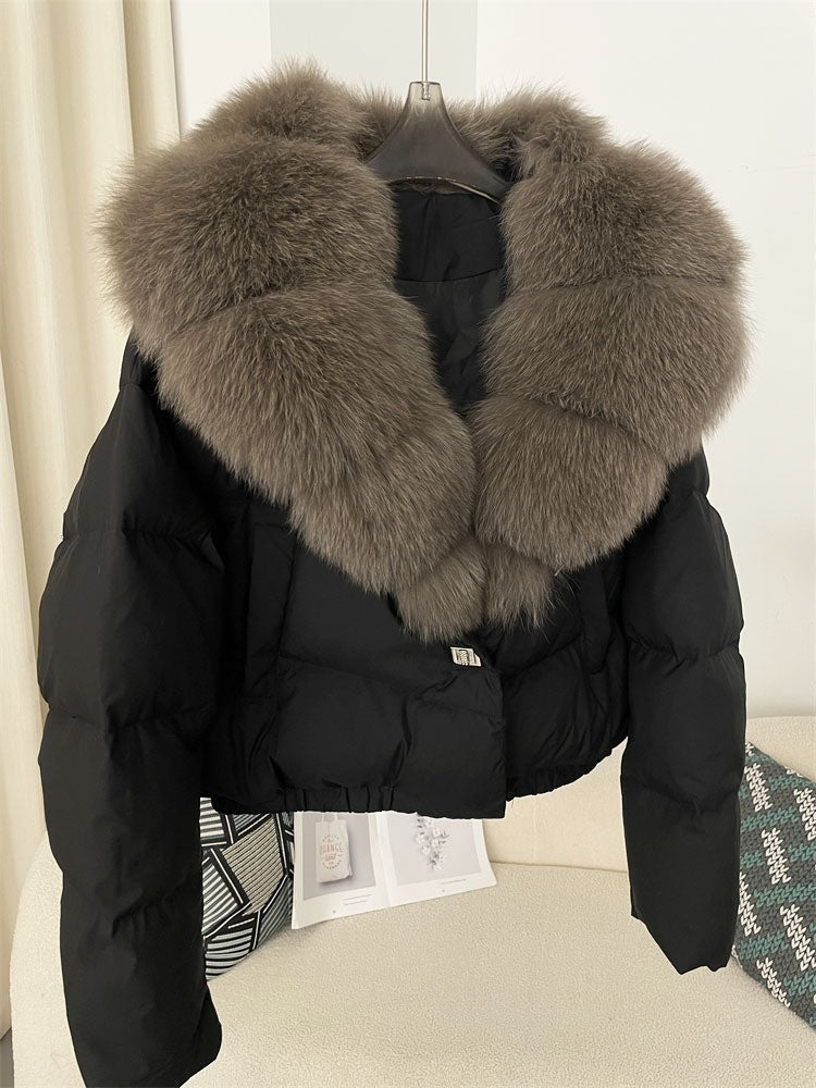 Lavinia | Womens Puffer Jacket Fur Collar Down Warm Winter Coat