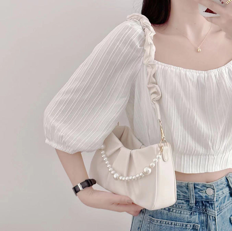 Zane | Womens Shoulder Bag Cloud Pleated Underarm Handbag