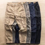 Cyrus | Mens Work Straight Leg Loose Casual Durable Trousers - 1