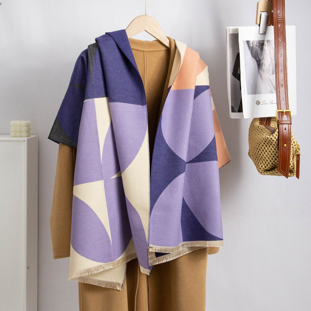Ned | Womens Cashmere Warm Double Sided Soft Winter Scarf - 3
