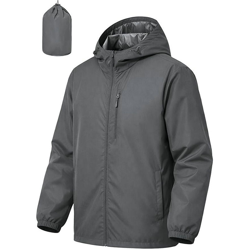 Julian | Mens Water Resistant Hooded Windbreaker Jacket
