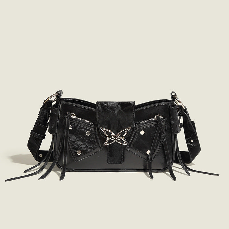 Aldo | Womens Crossbody Bag Bow Motorcycle Shoulder Handbag