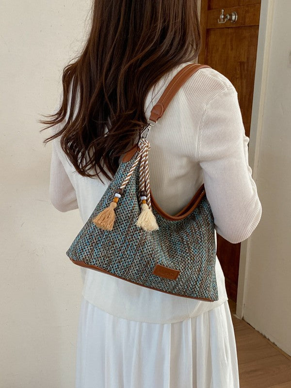 Reid | Womens Tote Bag Large Beach Shoulder Woven Bag