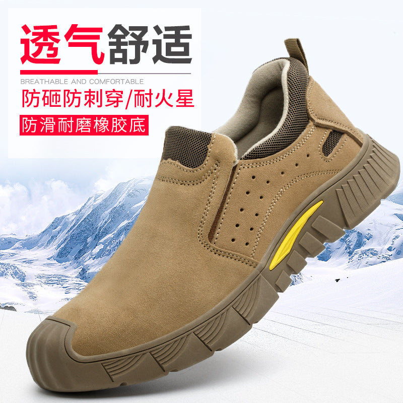 Vaughn | Mens Safety Boots Steel Toe Breathable Work Shoes Non Slip