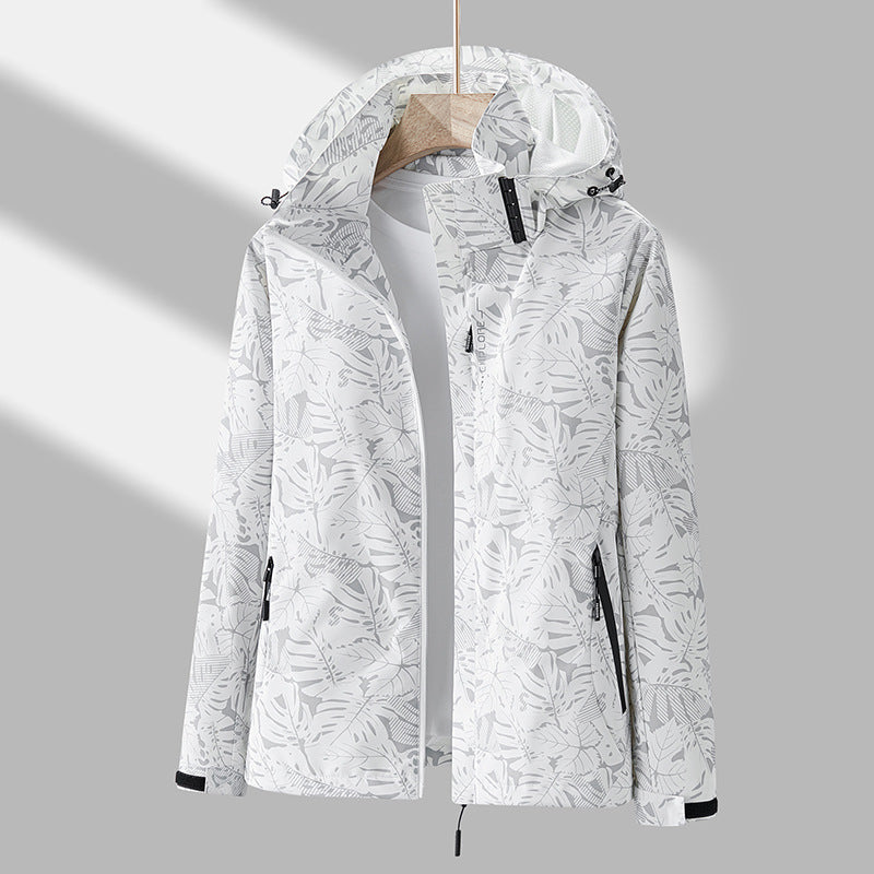 Blossom | Mens Waterproof Jacket Hooded Windproof Softshell Outdoor Coat