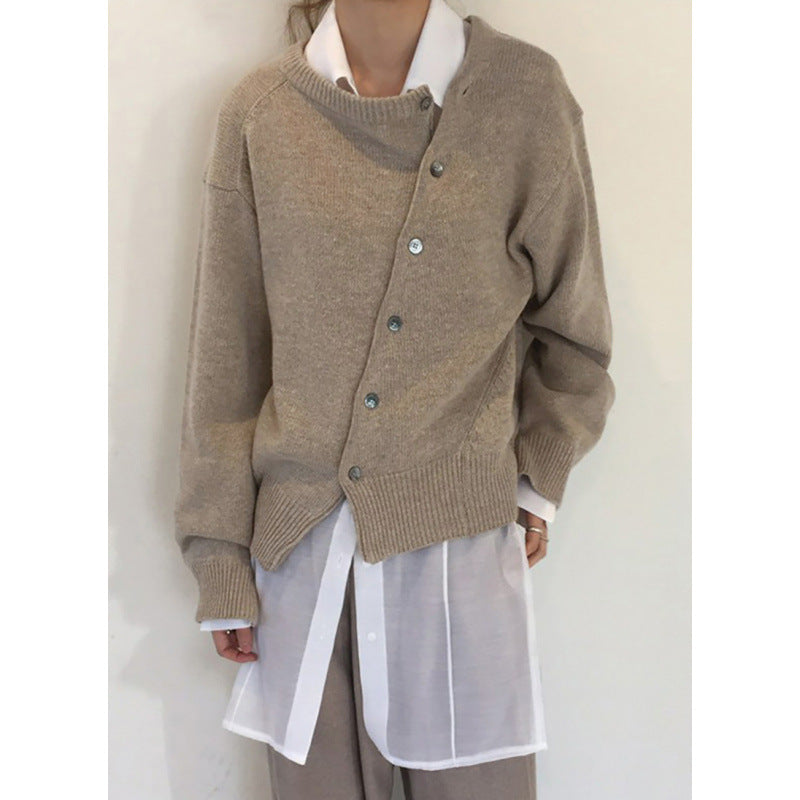 Ilse | Womens Cardigan Knitted Button Round Neck Casual Cardigan - 6