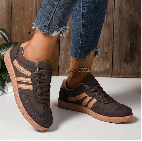 Ozias | Womens Trainers Running Shoes Sports Retro Lace Up Shoes - 10