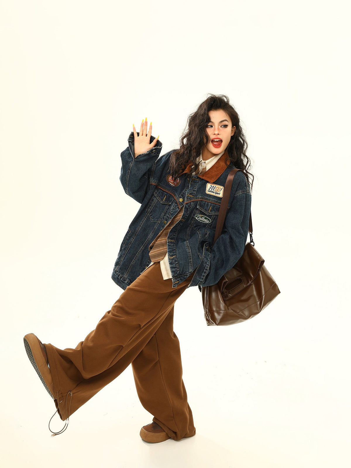 Vivienne | Womens Vintage Oversized Denim Jacket
