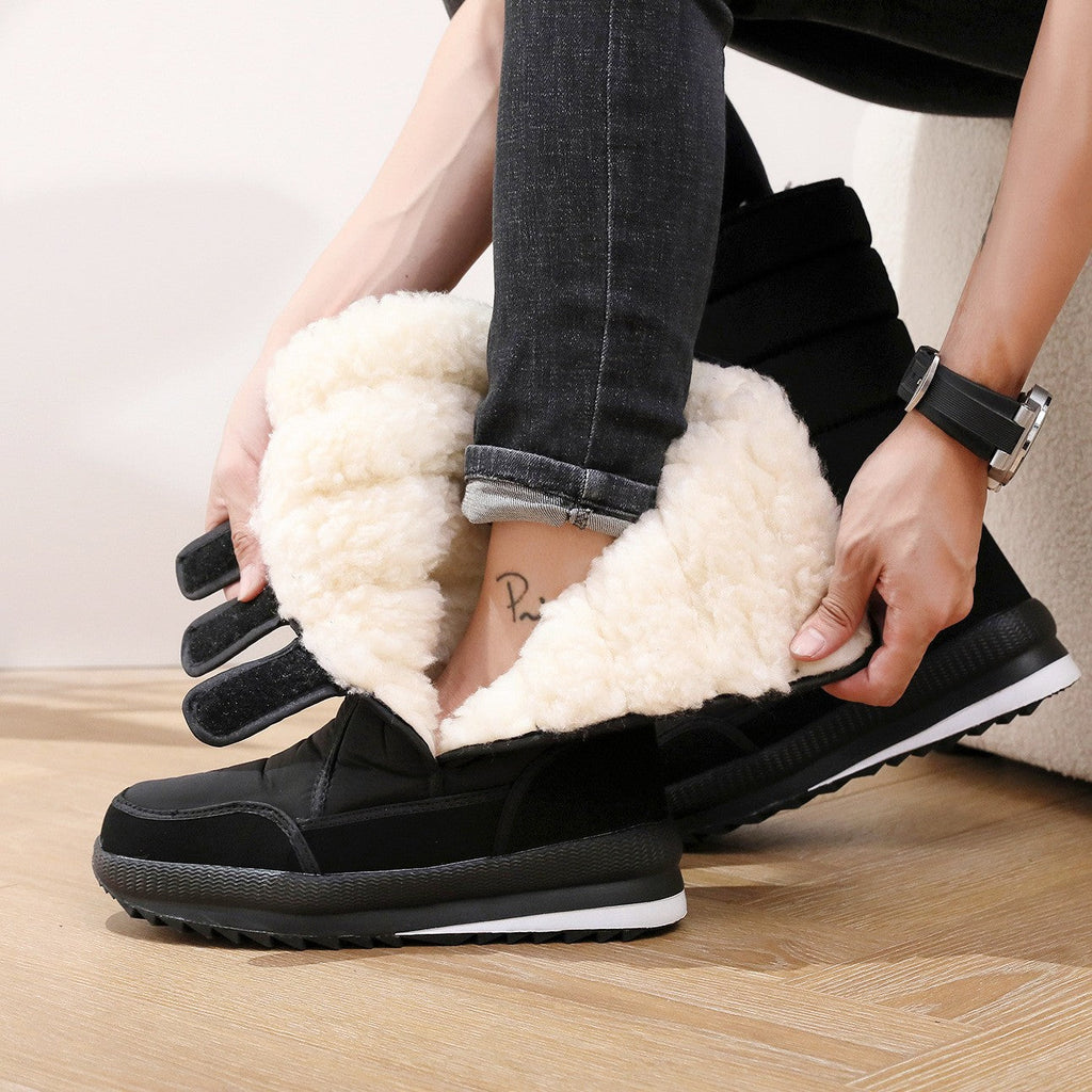 Dexter | Mens Snow Boots Mid Calf Fleece Lined Warm Winter Boots