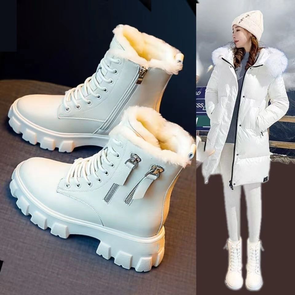 Edmund | Womens Snow Boots Fleece Lined Warm Mid Calf Winter Boots