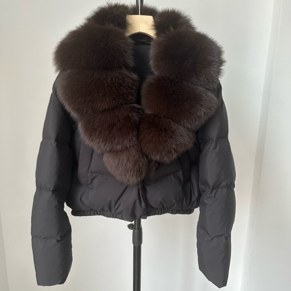Lavinia | Womens Puffer Jacket Fur Collar Down Warm Winter Coat