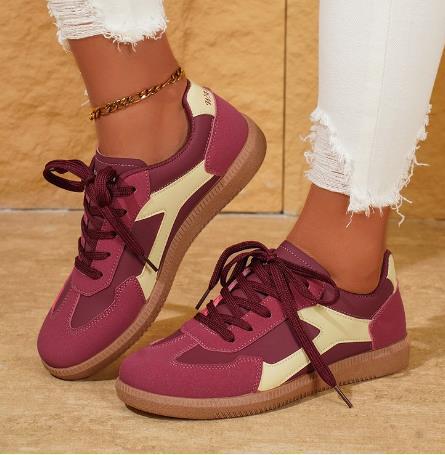 Ozias | Womens Trainers Running Shoes Sports Retro Lace Up Shoes - 16