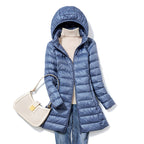 Wendell | Womens Puffer Coat Longline Hooded Down Warm Winter Coat